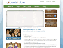 Tablet Screenshot of handstolove.org